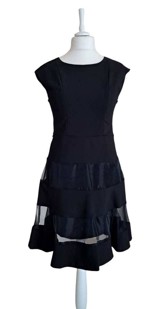 Manuela riva Vestito nero Tg. 44 46 48