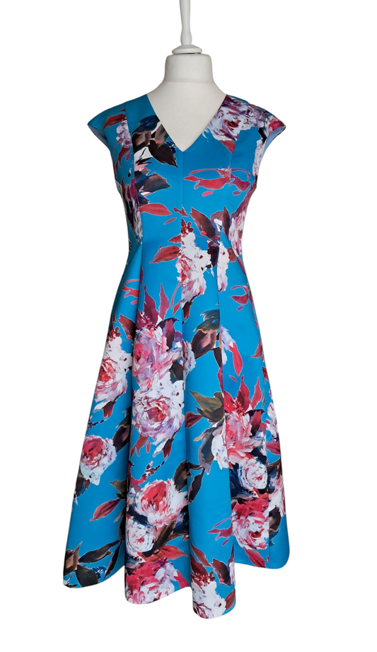 Anna Sirico Couture Abito Turchese Tg.44