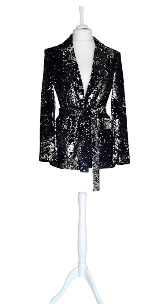 Souvenir Clubbing Giacca donna Paillettes Nero Tg.S M