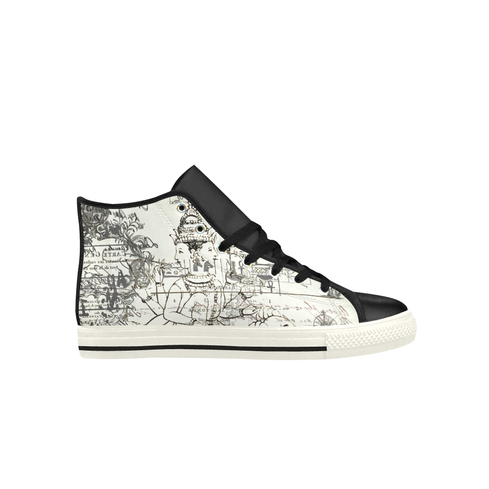 MAPA Y ALGUNAS ILUSTRACIONES Zapatos de cuero de caña alta para hombre