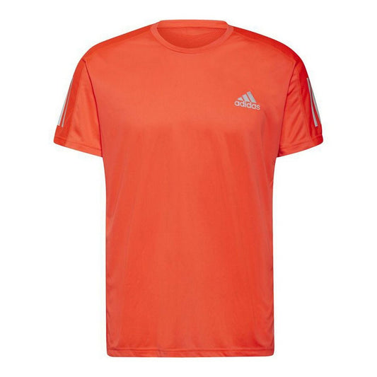 Camiseta deportiva de manga corta Adidas Own The Run Roja