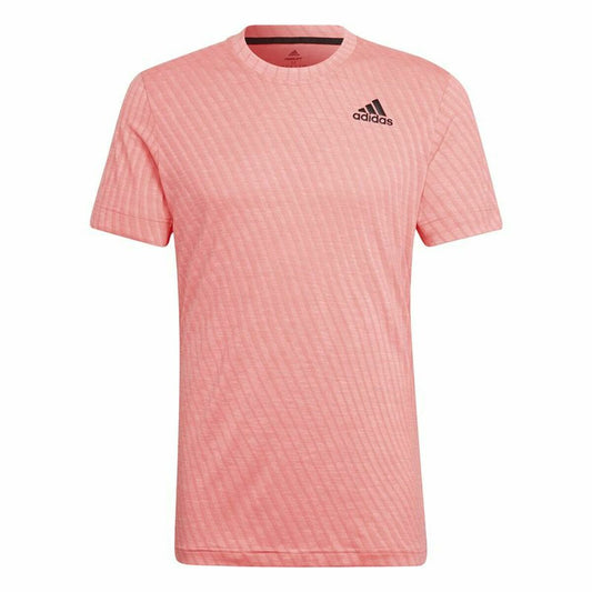 Camiseta de manga corta para hombre Adidas Freelift rosa