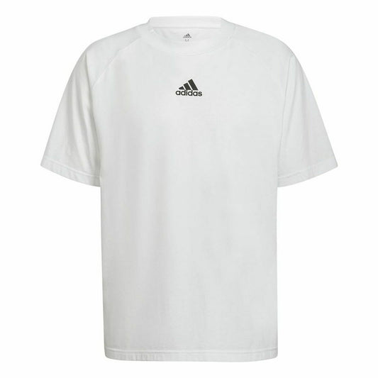 Camiseta de manga corta para hombre Adidas Essentials Brandlove blanca