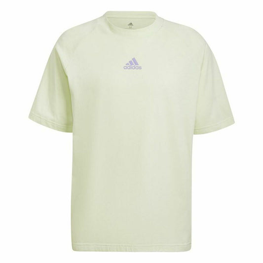 Camiseta de manga corta para hombre Adidas Essentials Brandlove amarilla
