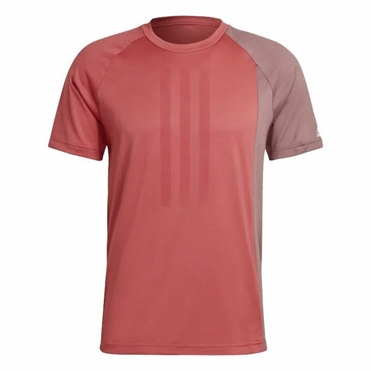 Camiseta de manga corta para hombre Adidas Colourblock Red