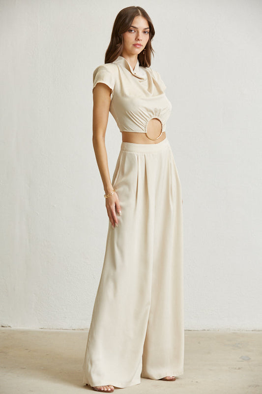 Zoey Satin Fabric Set