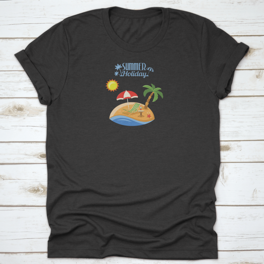 Summer Vacation On Beach Concept For Mobile Applications Advertising