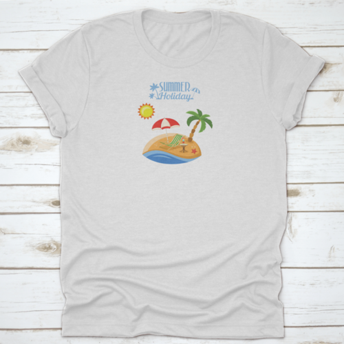 Summer Vacation On Beach Concept For Mobile Applications Advertising
