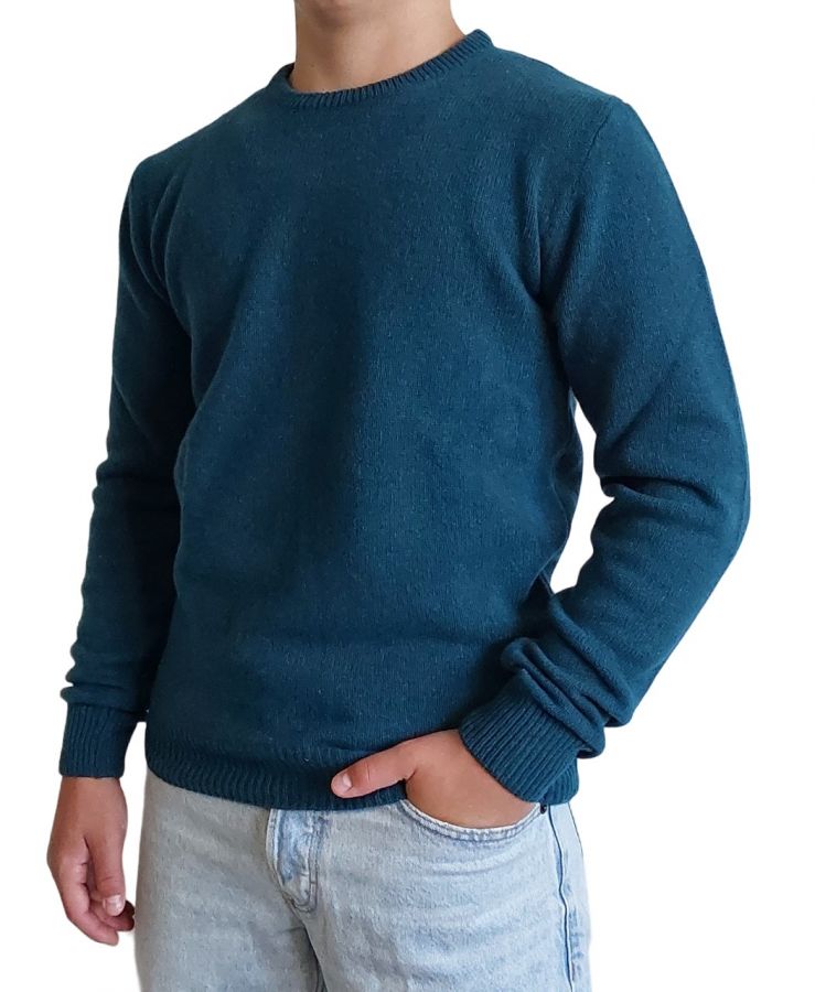 Maglia Uomo Girocollo Cashmere Rigenerato