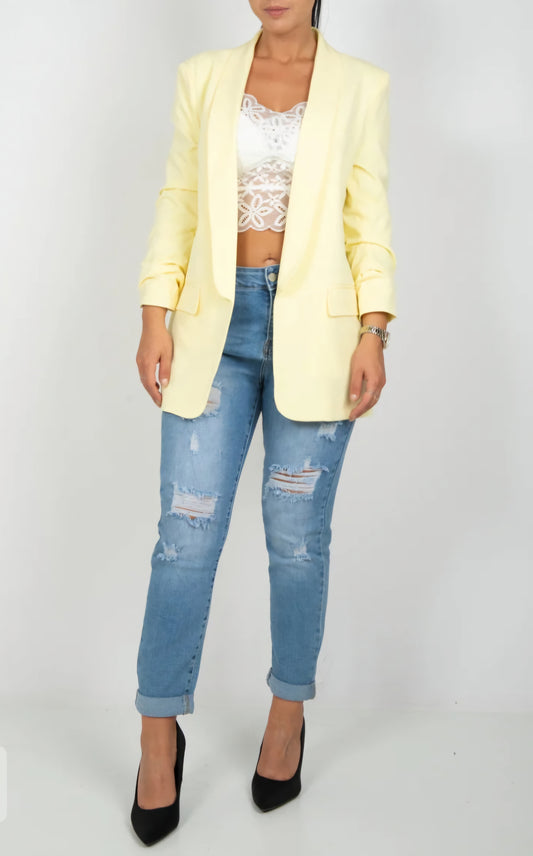 J'Aime Giacca Blazer Giallo Tg M