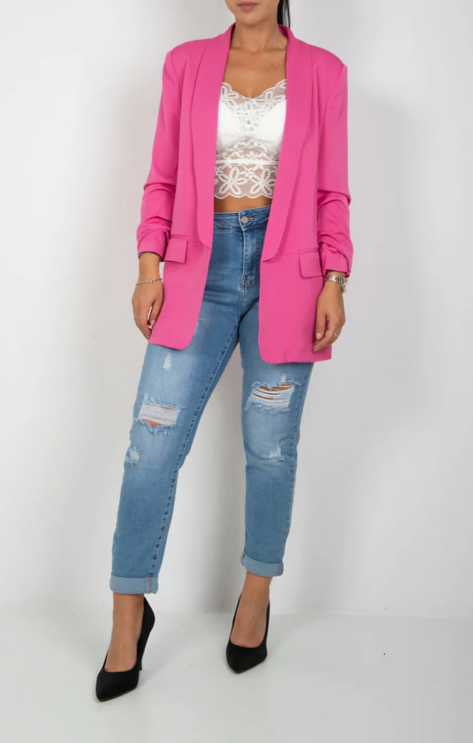 J'Aime Giacca Blazer Donna Rosa Tg. M