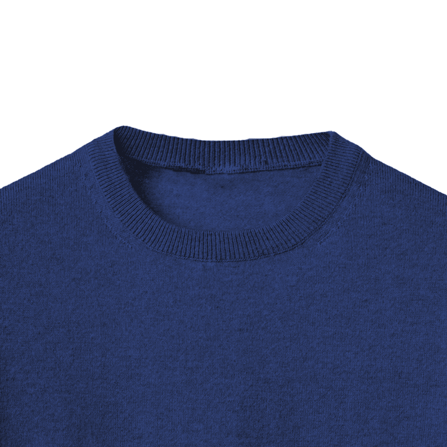 Suéter de cuello redondo de cachemira para hombre