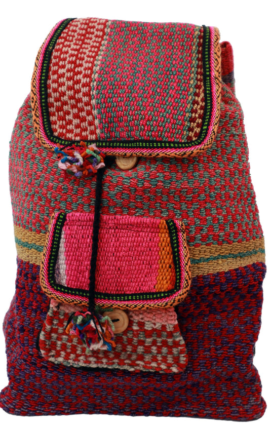 Mochila Zig-Zag con doble cierre