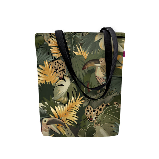 Amazonia Shoulder Bag In Canvas Sunny Line Bertoni