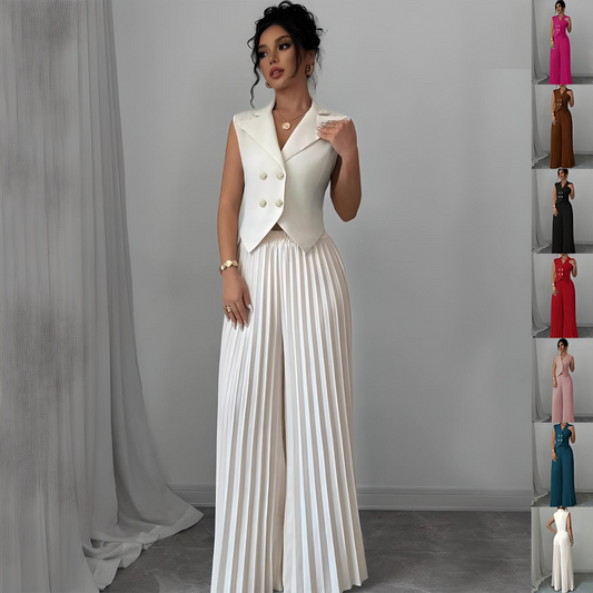 Conjunto de traje sin mangas CityMuse – Alta Edición 25