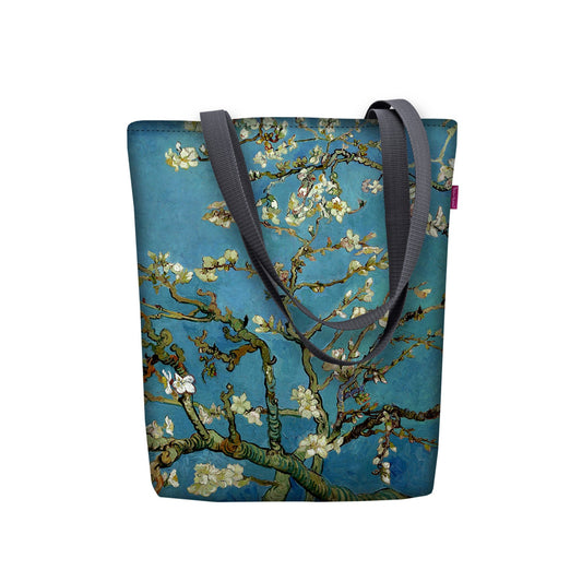 Almond Shoulder Bag In Canvas Sunny Line Bertoni