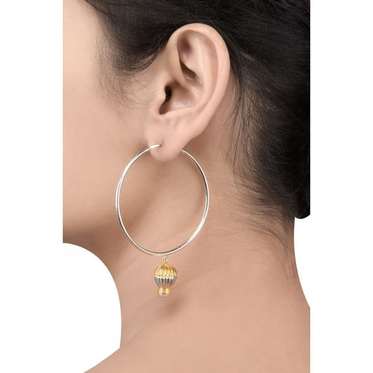 Close Bud Hoop Earrings