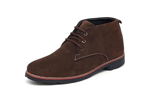 Botas Chukka formales de ante con cordones para hombre (talla 7 del Reino Unido)