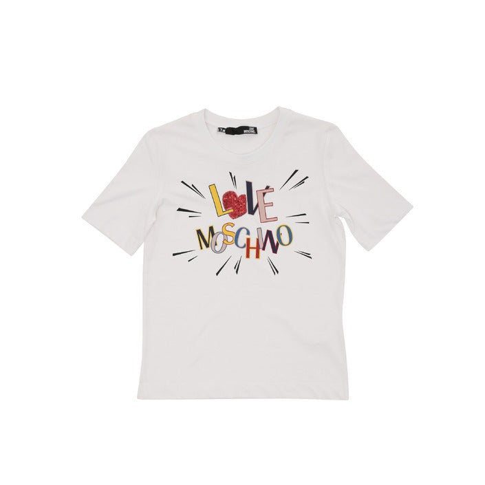 Love Moschino - T-shirt Donna Love Moschino W 4 F15 3E M 3876 A00 OPTICAL WHITE