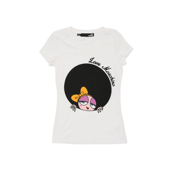 Love Moschino - T-shirt Donna Love Moschino W 4 B19 4Z E 2065 A00 OPTICAL WHITE